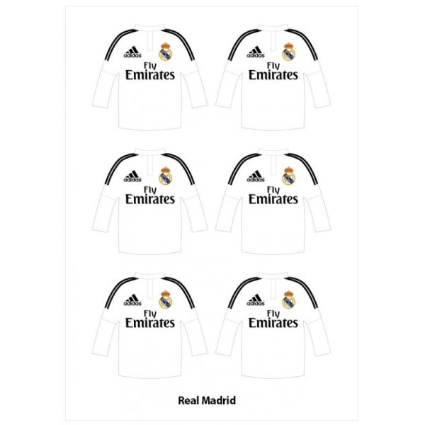 Galleta Camisetas de Equipos de Futbol Variadas